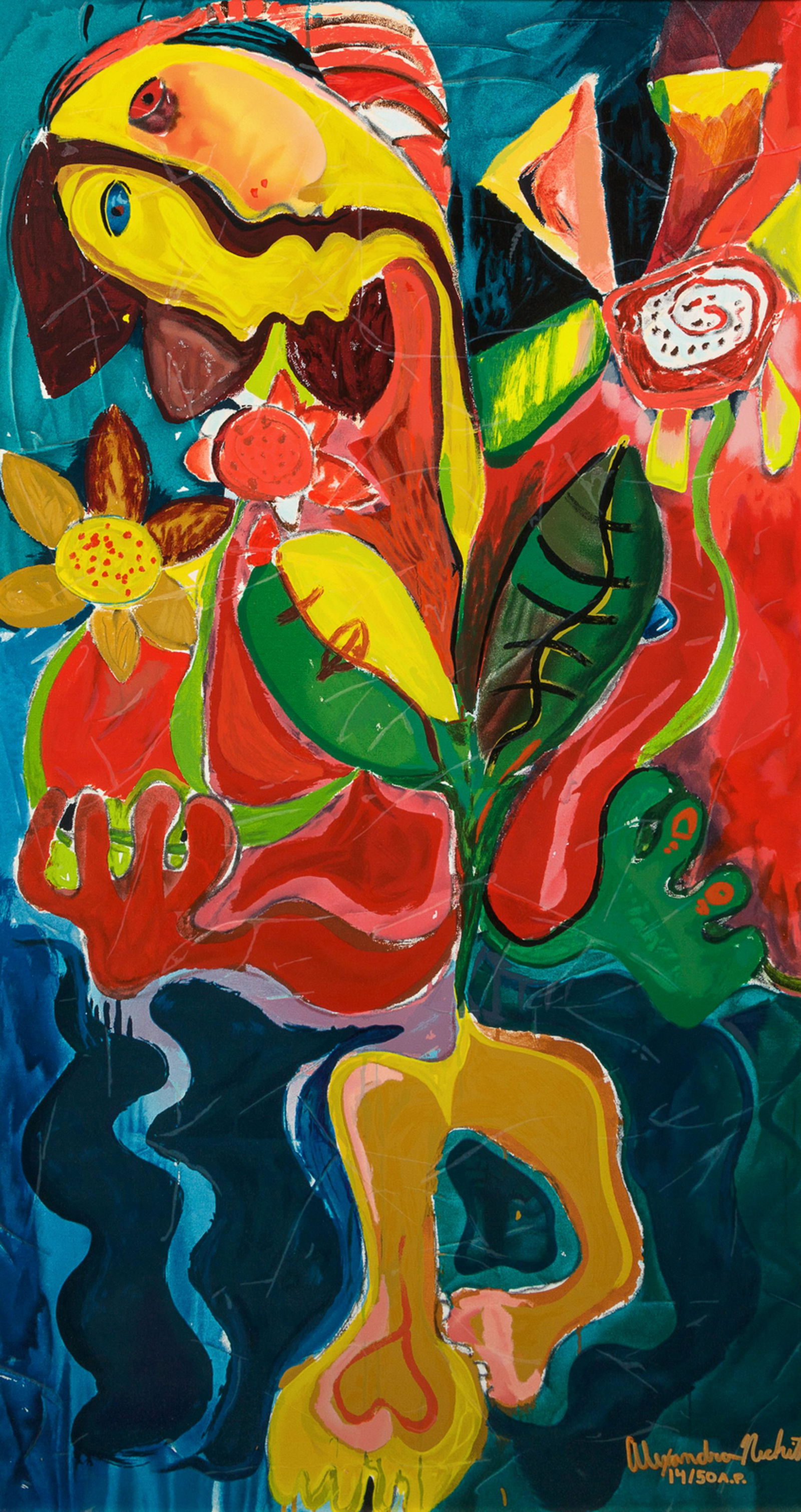 Alexandra Nechita (Romanian/American, b. 1985) (1 of 3)