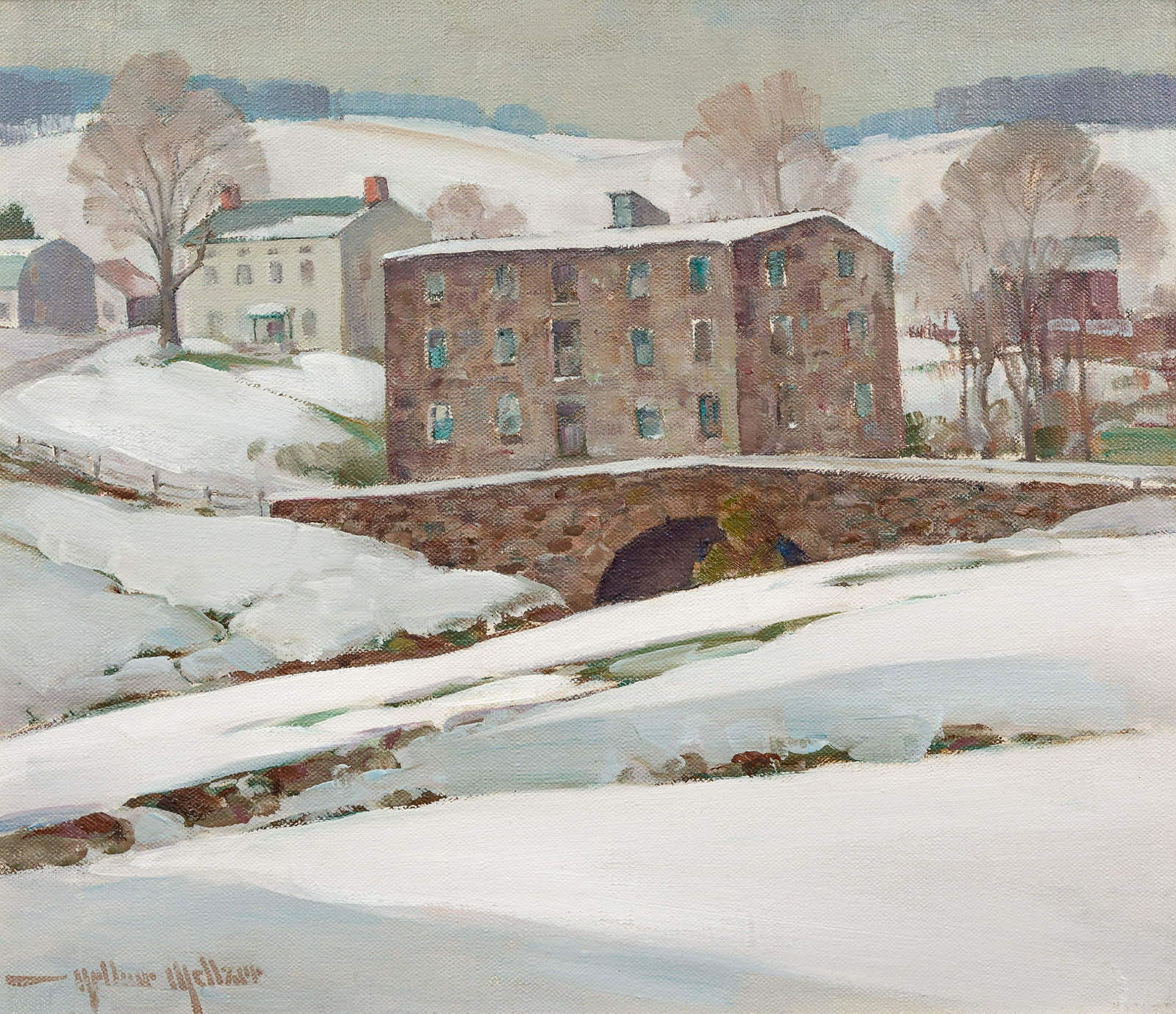 Arthur Meltzer  (American, 1893-1989) Old Mill (1 of 3)