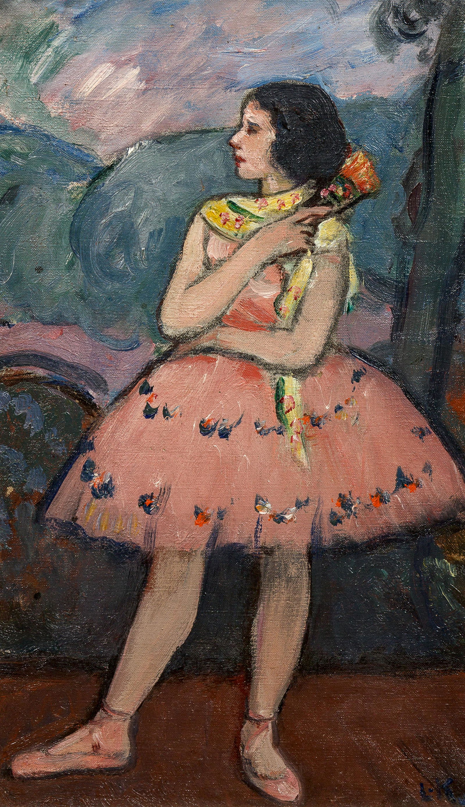 Louis Kronberg (American, 1872-1965) Untitled (Da (1 of 3)