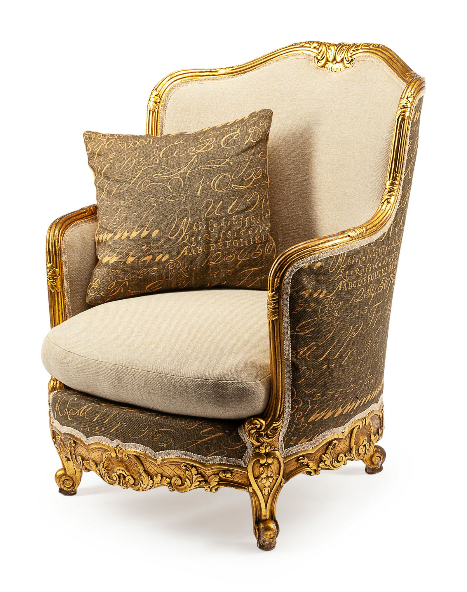 A Regence Style Giltwood Bergere (1 of 1)