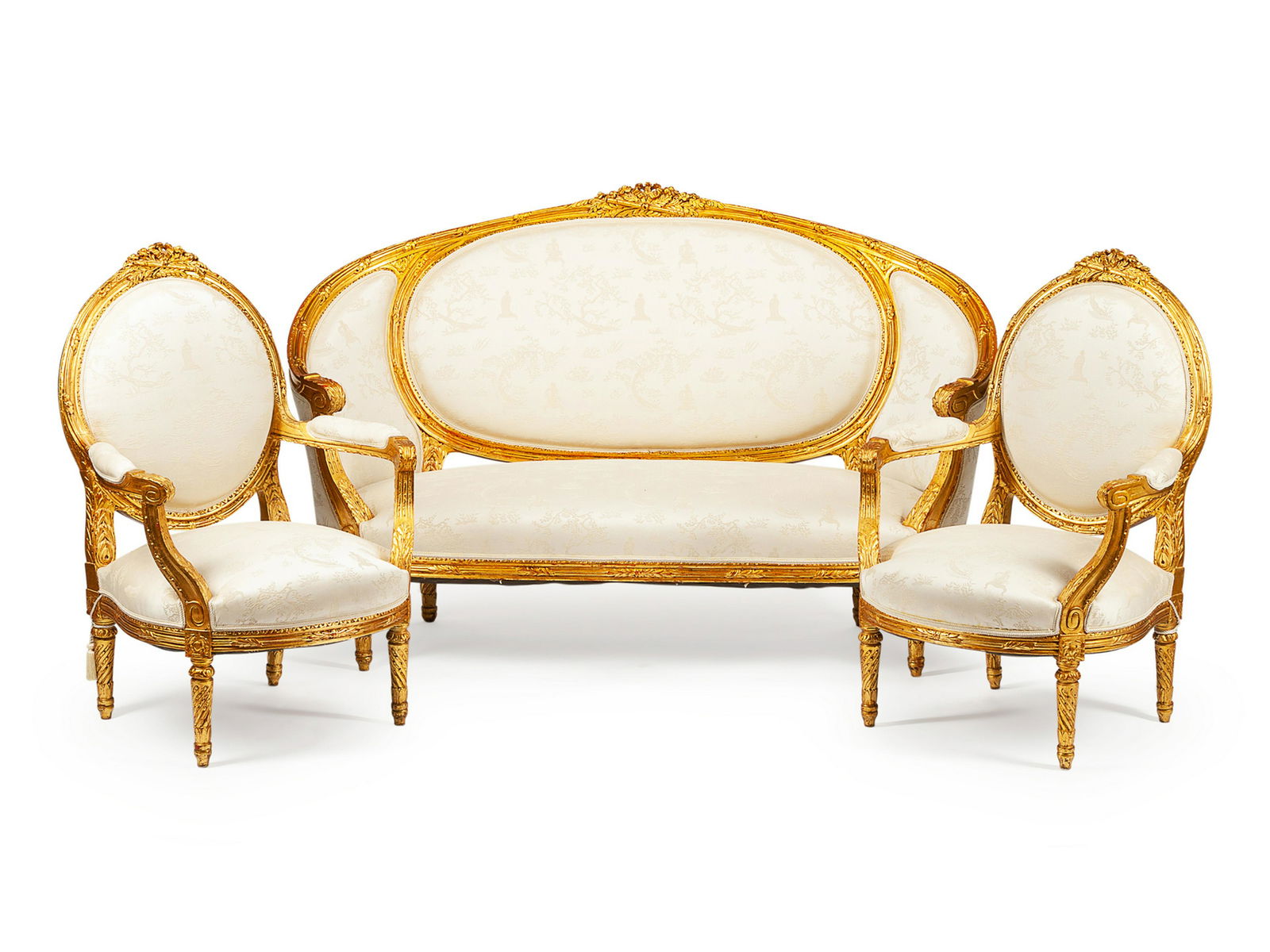 A Louis XVI Giltwood Salon Suite  (1 of 1)