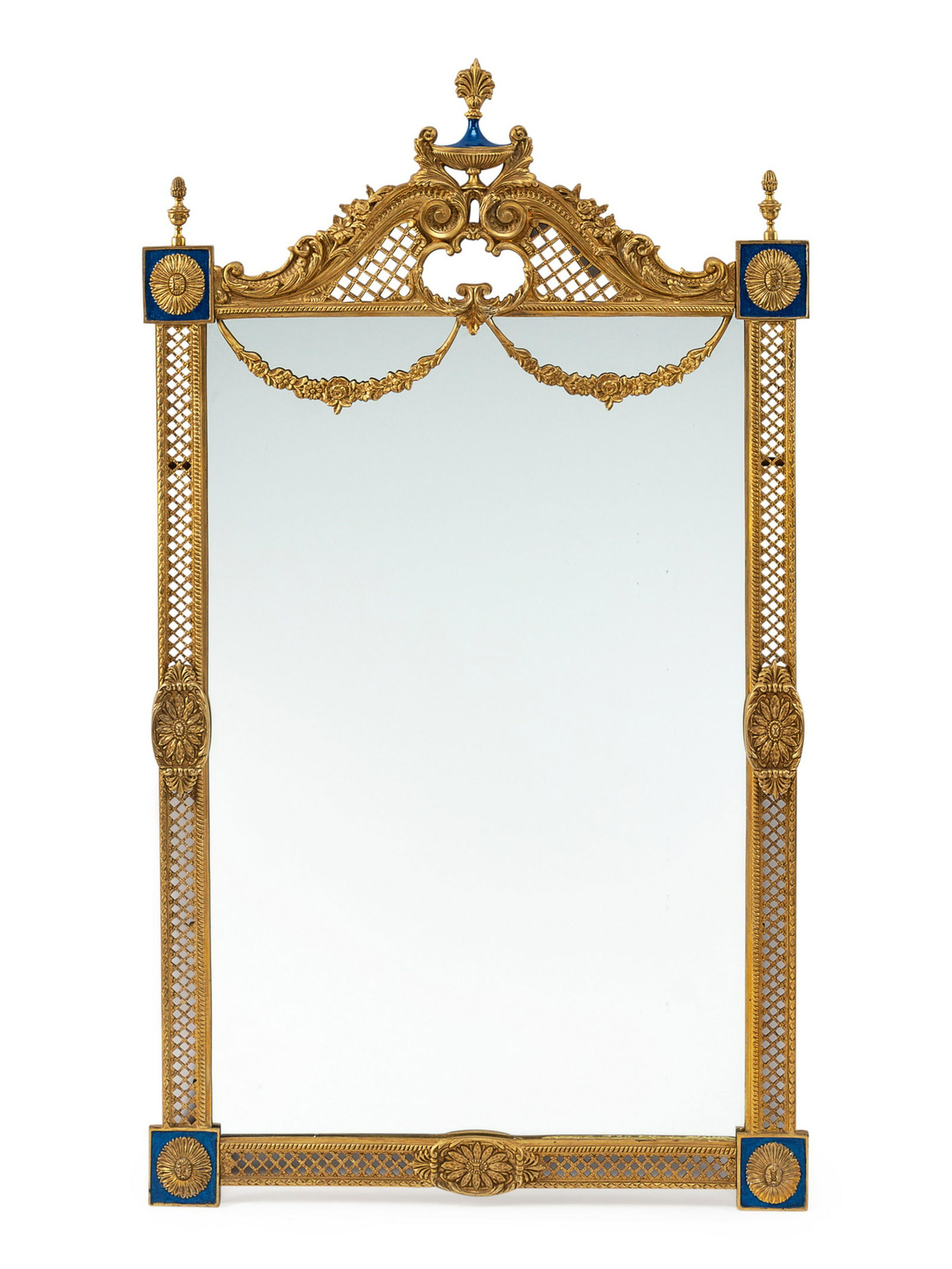 A French Neoclassical Style Gilt Bronze and Enameled (1 of 1)