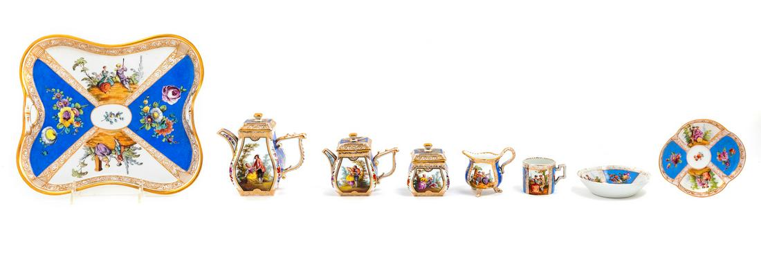 A Dresden Porcelain Tea Service (1 of 1)