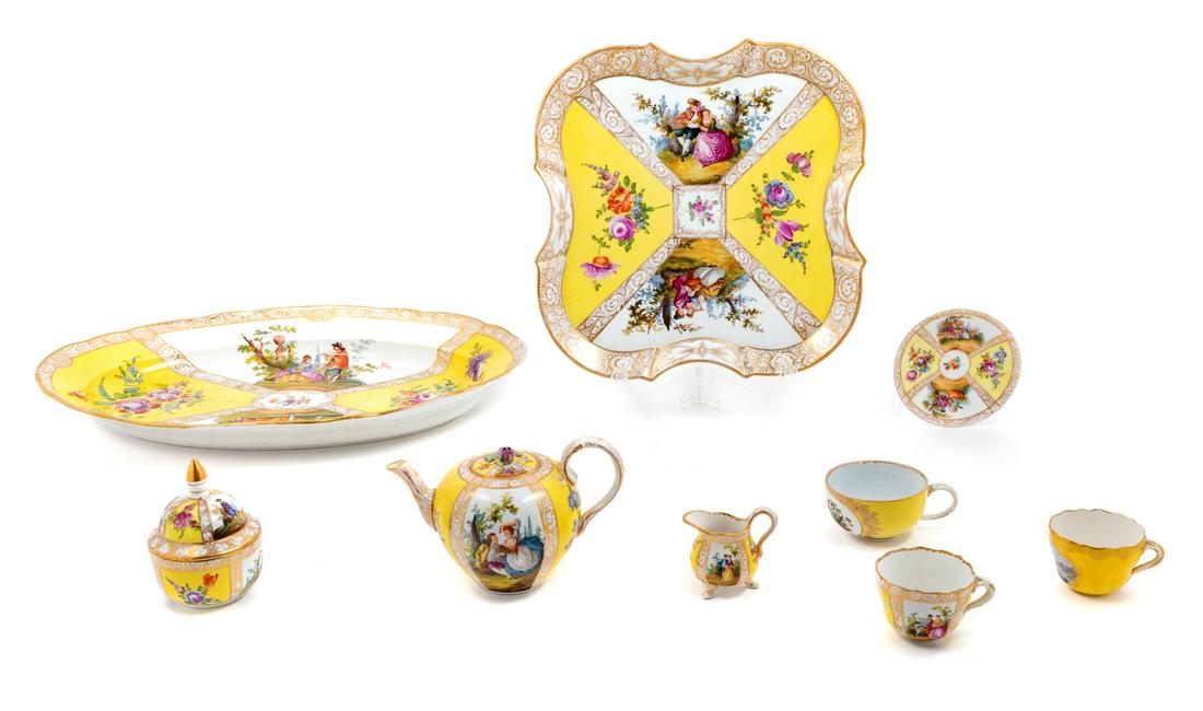 A German (or Meissen) Porcelain Tea Service with Other (1 of 1)