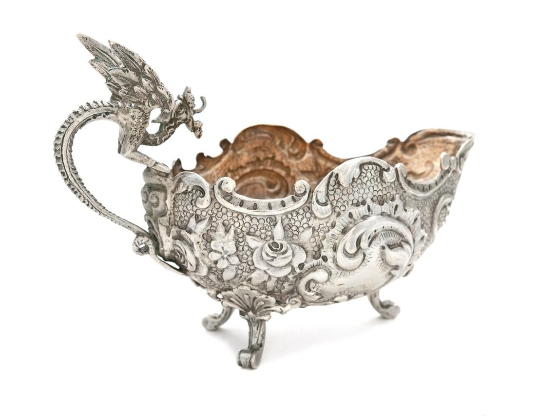 A German Silver Sauce Boat (1 of 2)