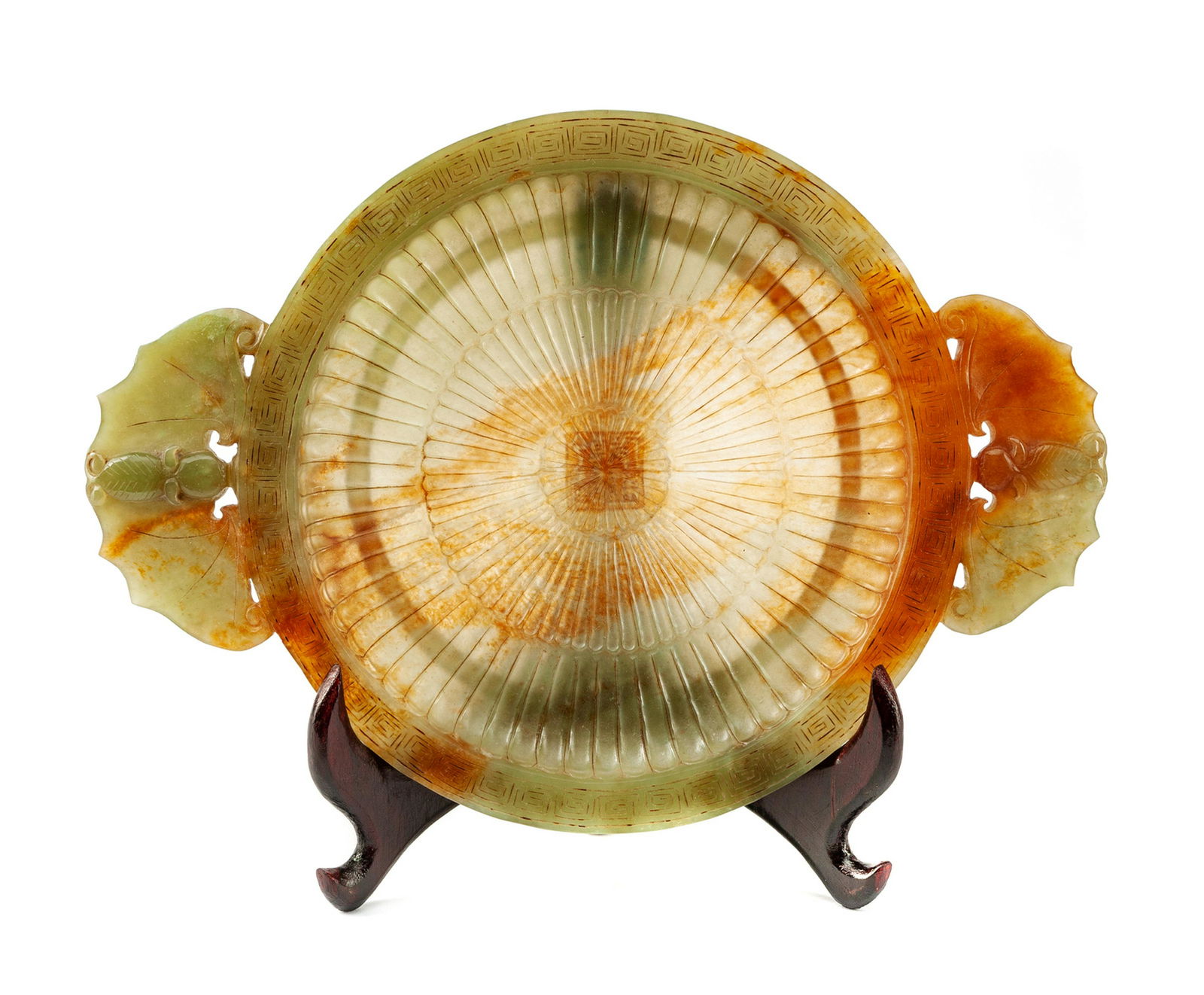 A Chinese Carved Jadeite Tray (1 of 2)