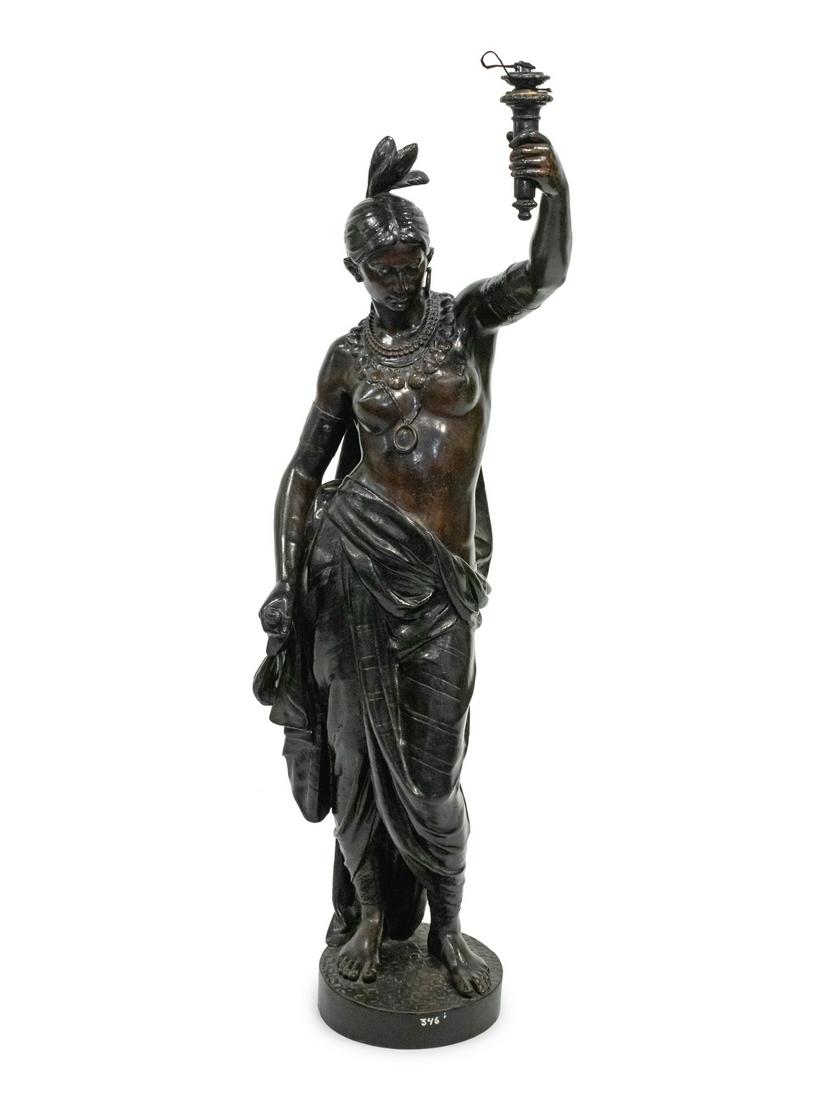 Bronze figure of a woman (1 of 1)