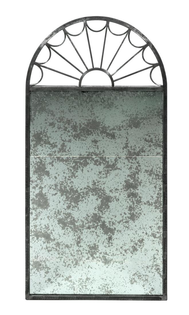 A Neoclassical Style Grey-Painted Mirror (1 of 1)
