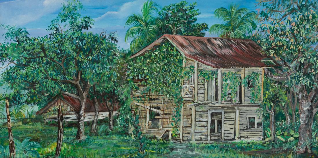 Two Decorative Paintings (1 of 4)