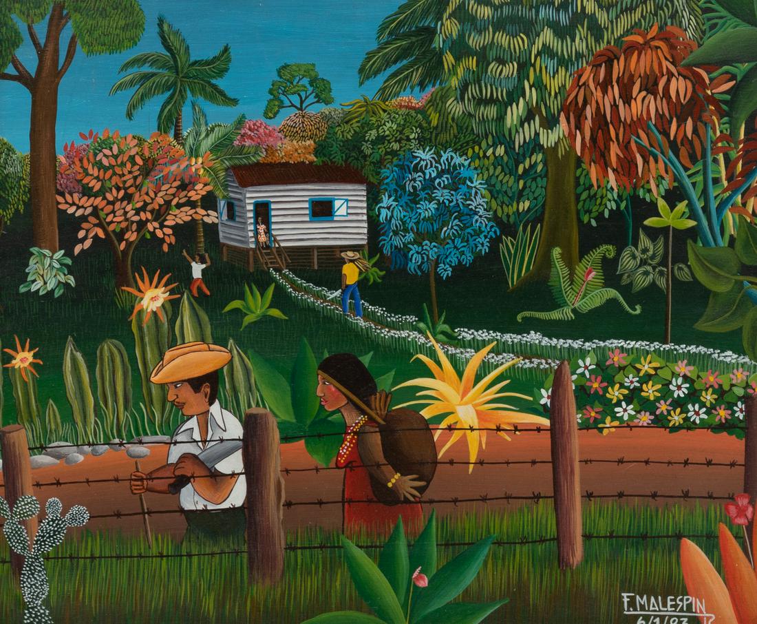 Group of Four Latin American Paintings (1 of 5)