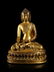A Sino-Tibetan Gilt Bronze Figure of Buddha Height 7