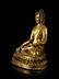 A Sino-Tibetan Gilt Bronze Figure of Buddha Height 7 - 3