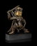 A Sino-Tibetan Parcel-Gilt Bronze Figure of Jambhala - 2