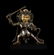 A Sino-Tibetan Parcel-Gilt Bronze Figure of Jambhala - 3