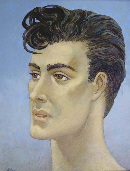 EMLEN ETTING (American 1905-1993) PORTR: EMLEN ETTING (American 1905-1993) PORTRAIT OF A GENTLEMAN signed, inscribed on stretcher verso, oil on canvas 19 x 15 in.