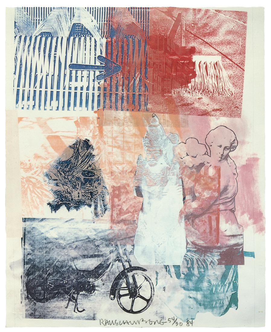 Robert Rauschenberg (American, 1925- 2008) Untitled (1 of 2)