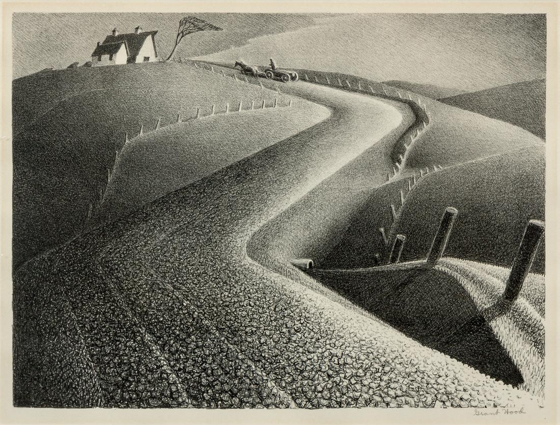 Grant Wood (American, 1891-1942) March, 1941 (1 of 2)