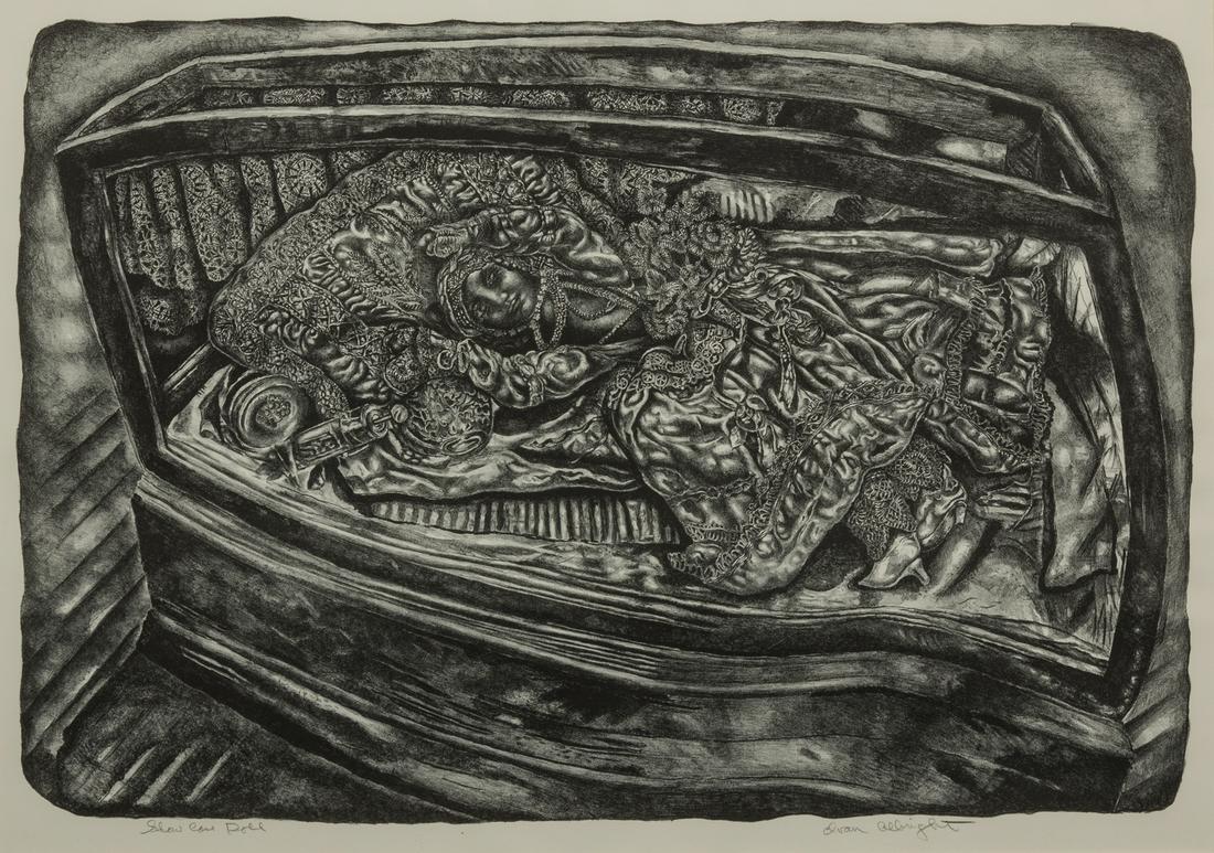Ivan Albright (American, 1897-1983) Show Case Doll, (1 of 3)