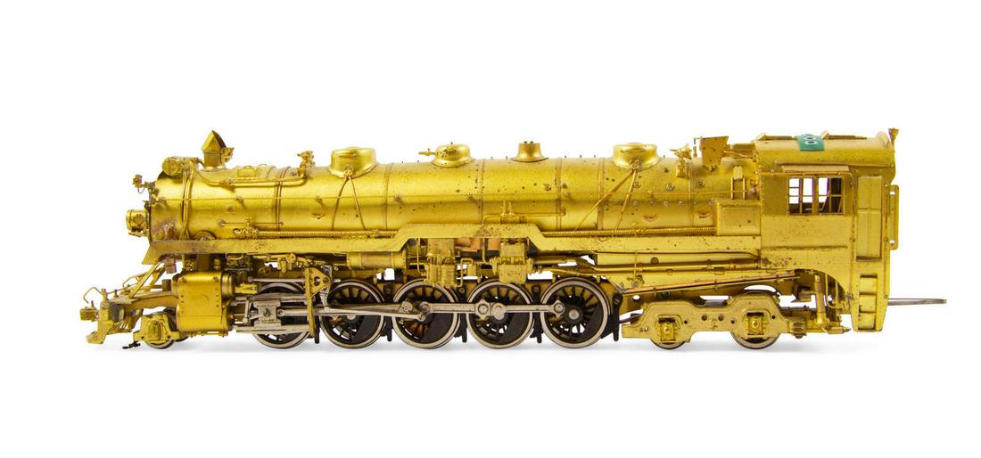 A Samhongsa Brass HO-Gauge 2-10-4 Locomotive and Tender (1 of 7)