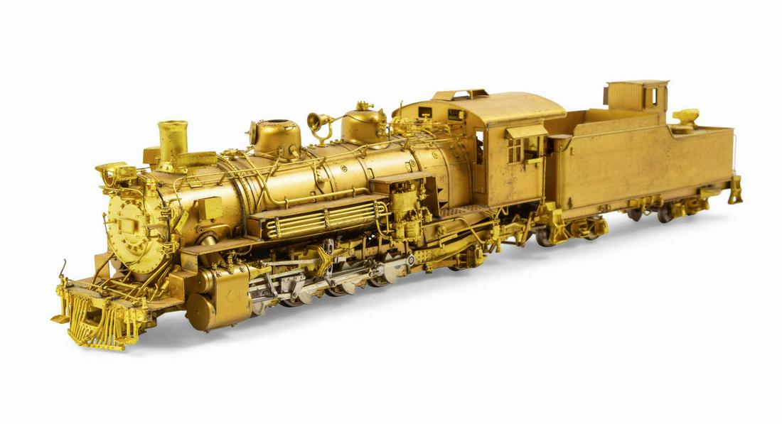 A Brass ON-3 Gauge 2-8-2 Locomotive and Tender (1 of 5)