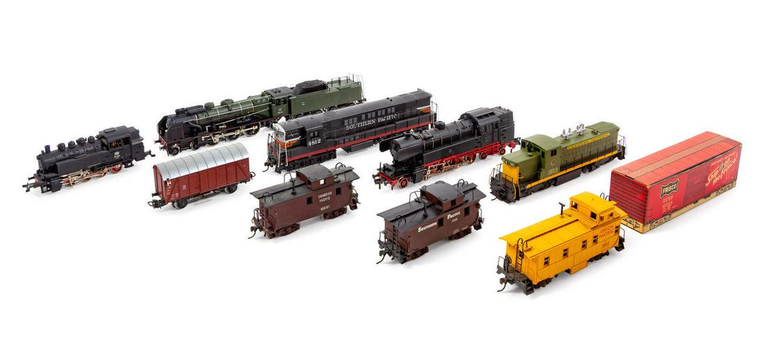 A Group of Polychrome Model Trains (1 of 11)