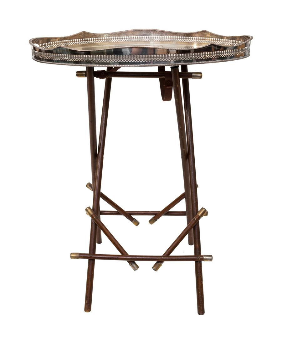 An English Silver on Copper Oval Serving Tray Tray, 24 (1 of 1)