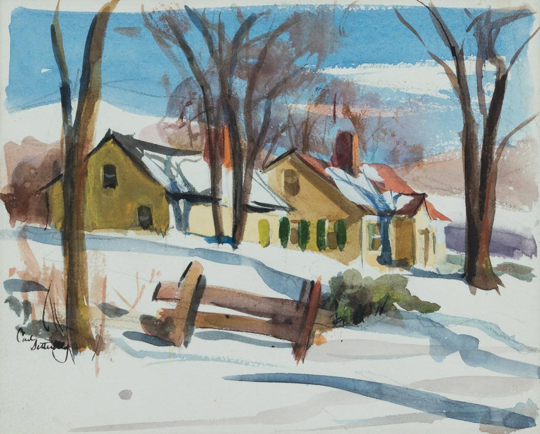 Carl Setterberg (American, 1897-1983) Untitled (1 of 2)