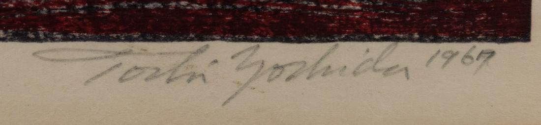 Toshi Yoshida (Japanese, b. 1917) A Night: Toshi Yoshida (Japanese, b. 1917) A Night color woodblock signed in pencil (lower margin) Image 22 1/2 x 15 1/2 inches.