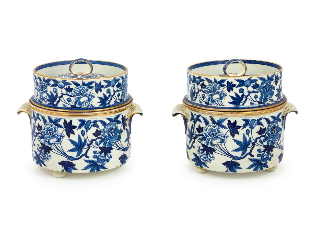 A Pair of Wedgwood Three-piece Lidded Coolers Height of (1 of 1)