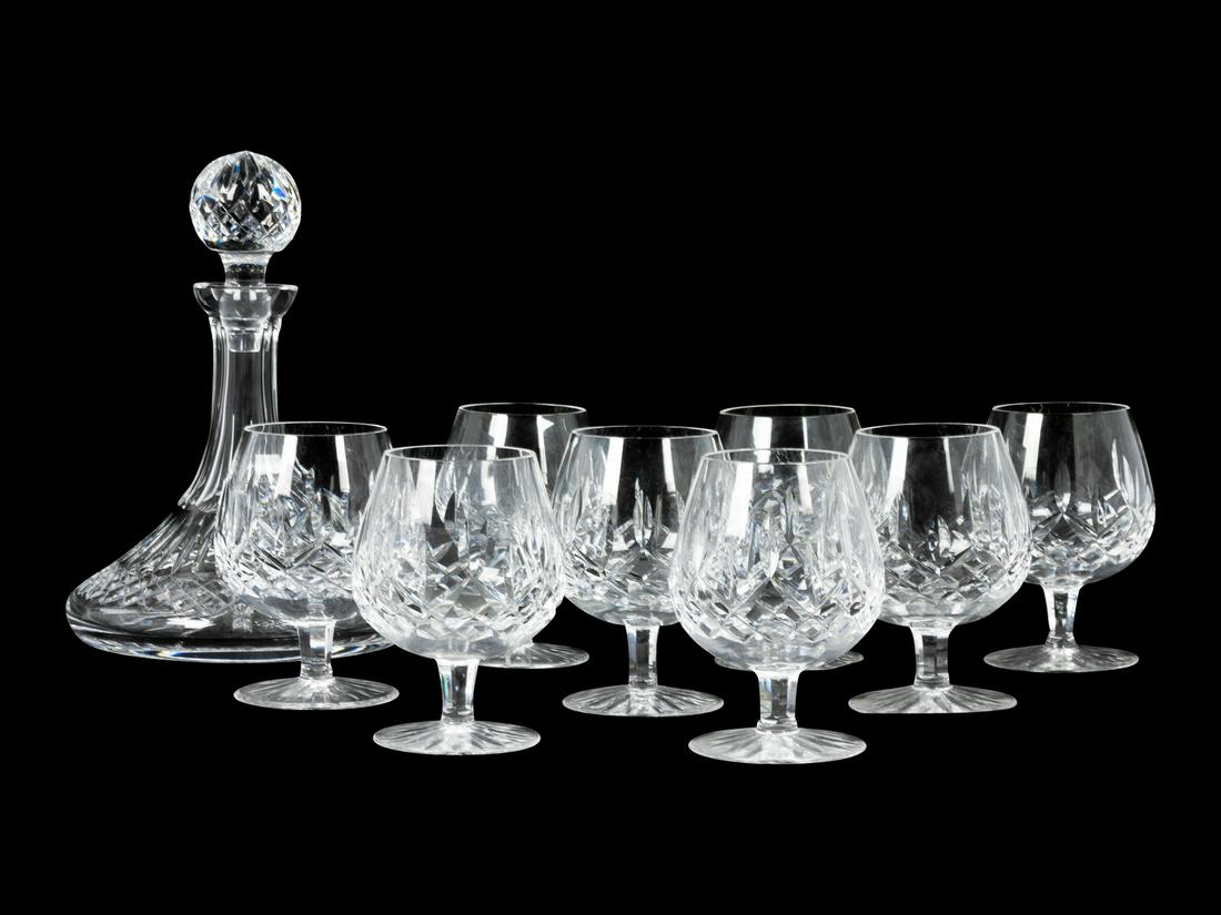 A Waterford Decanter and Snifter Set Height of snifter (1 of 1)