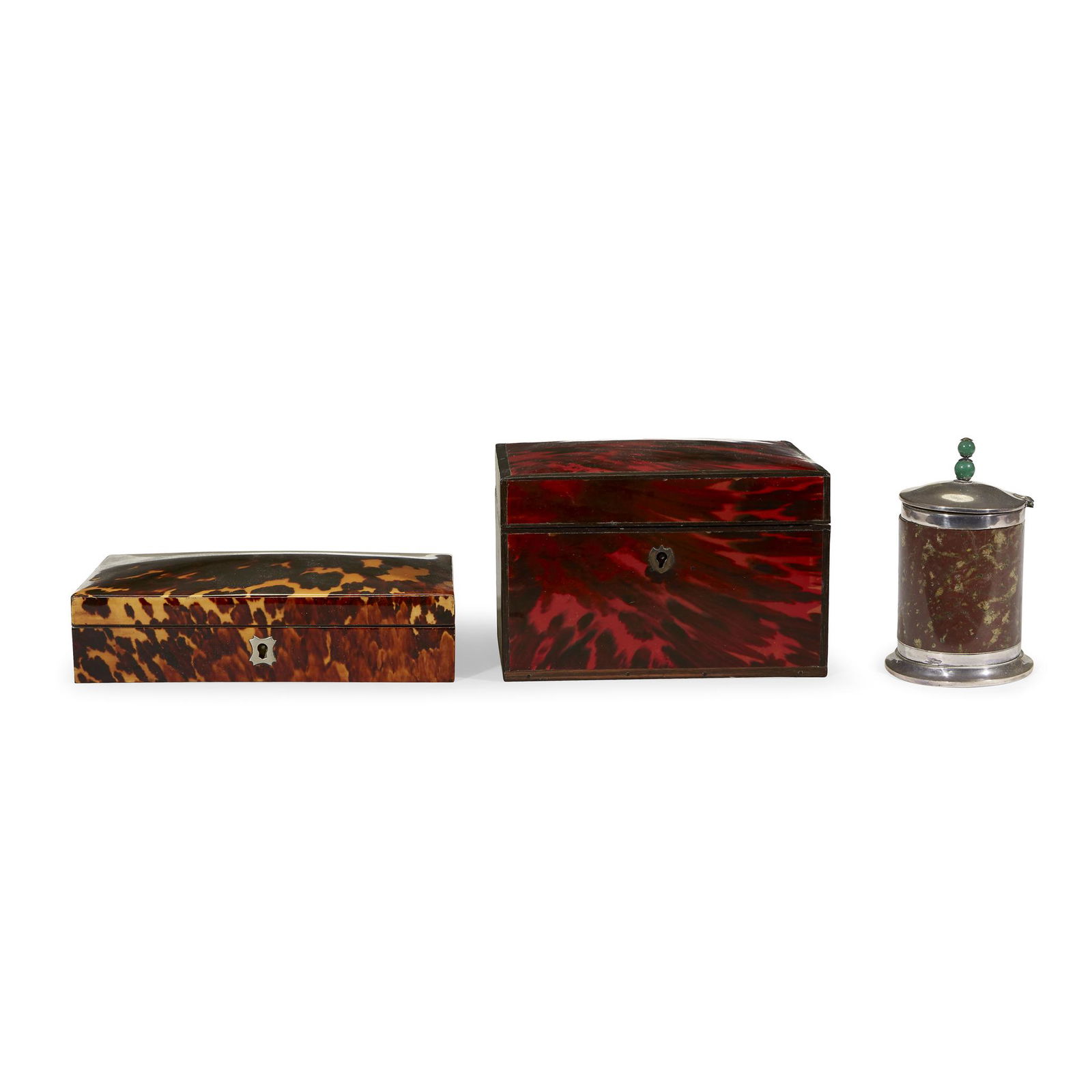 Two Victorian tortoiseshell boxes, 19th century (1 of 1)