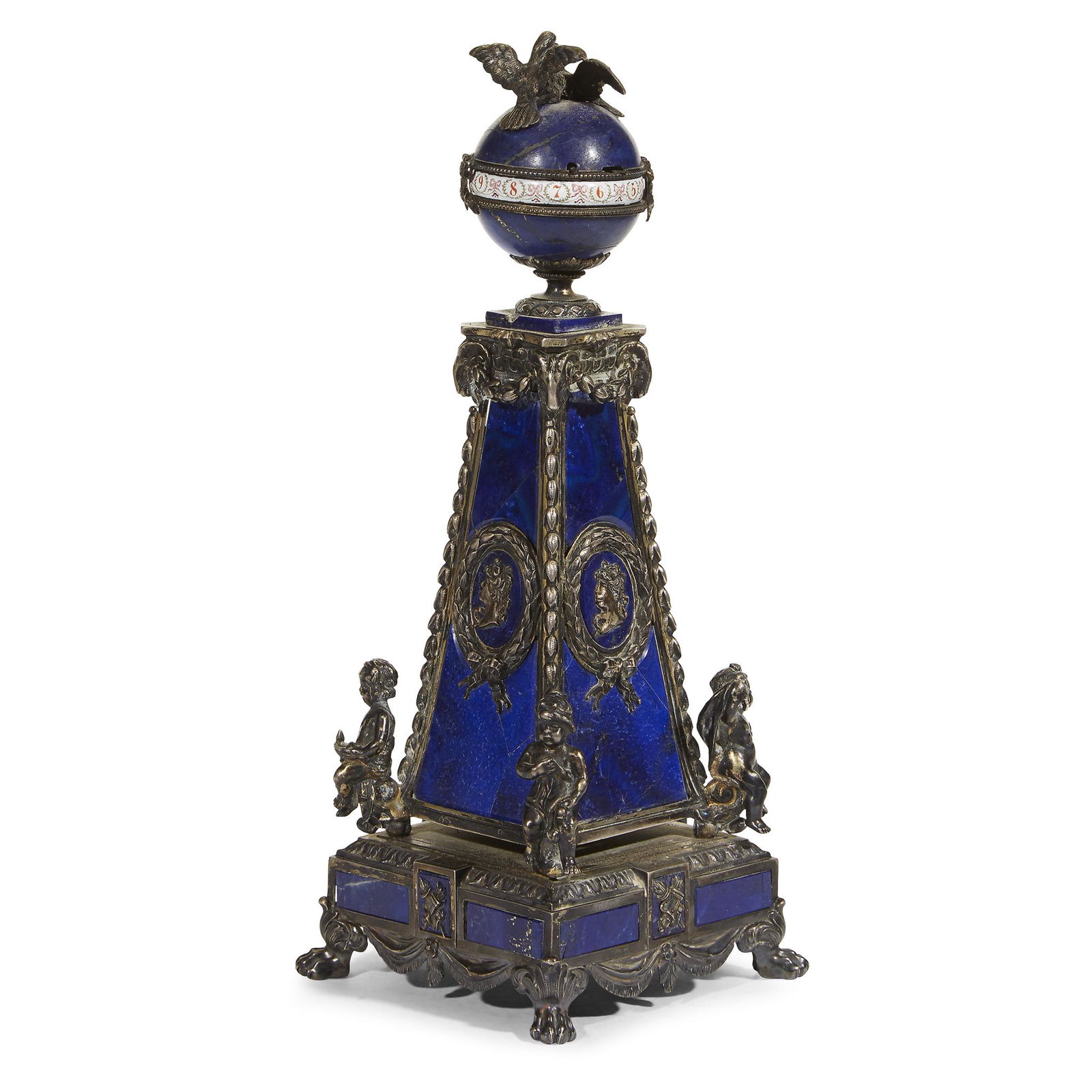 A Viennese lapis lazuli-mounted and enameled silver (1 of 1)