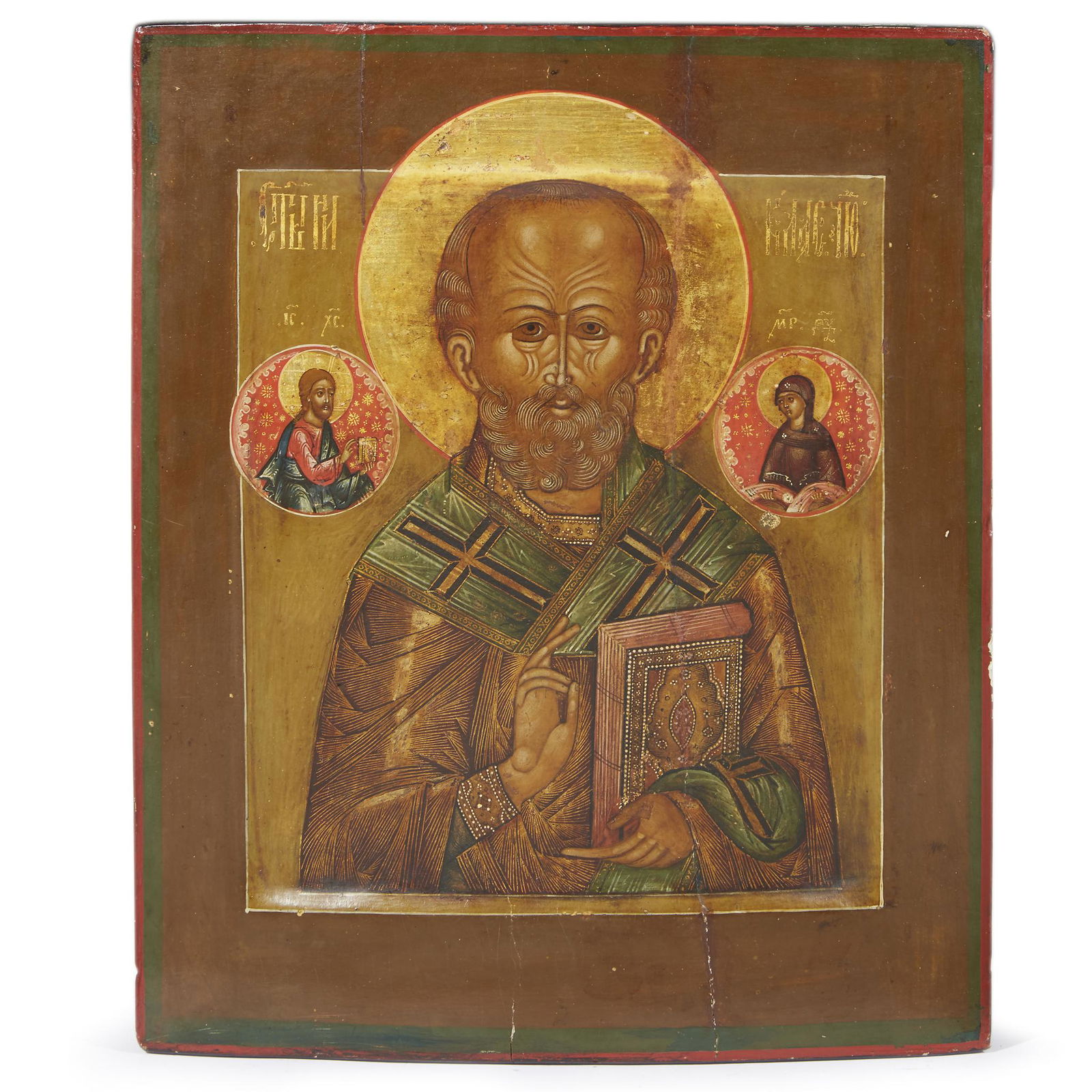 A Russian icon depicting St. Nicholas the (1 of 1)
