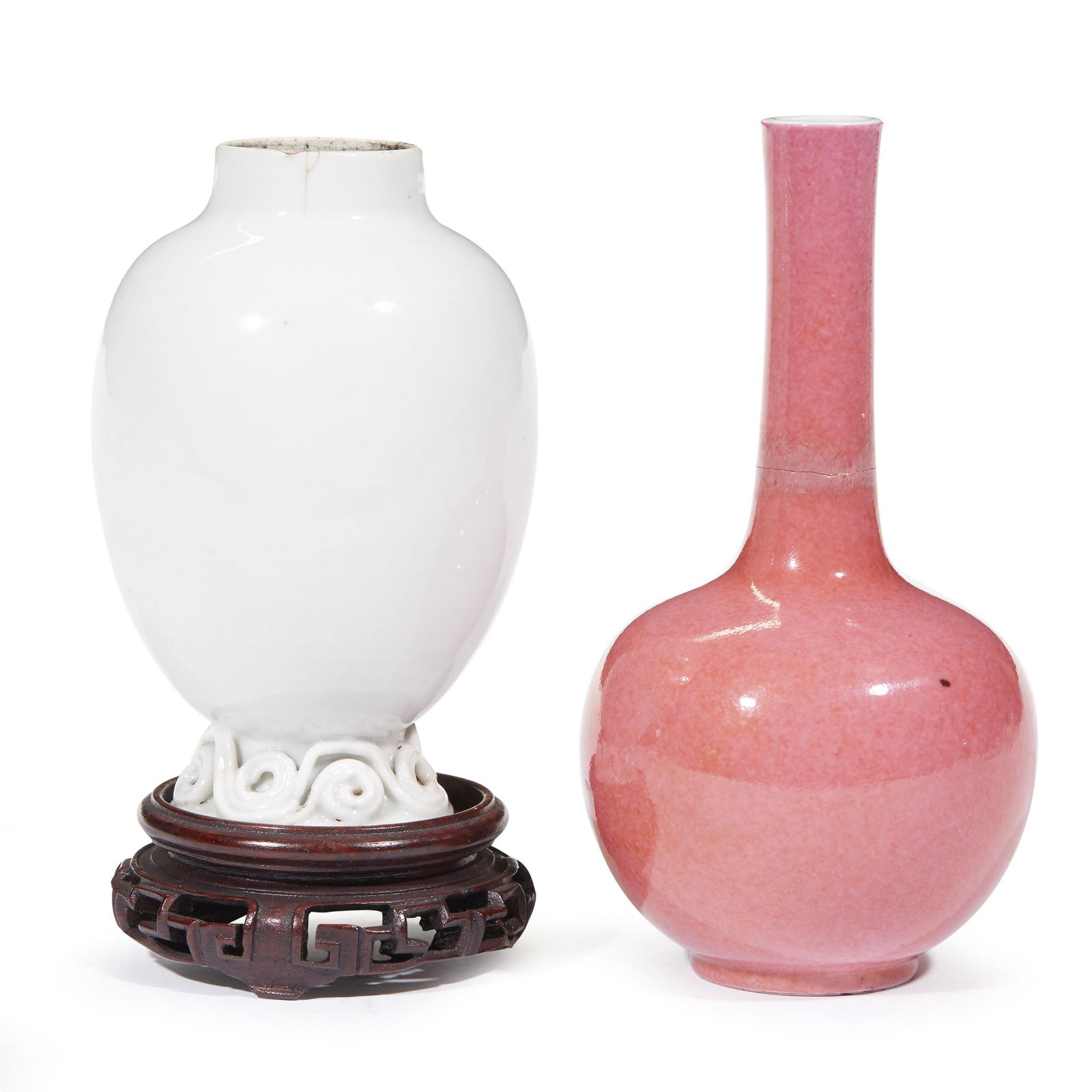 A Chinese export porcelain tea caddy, 18th/19th century (1 of 1)