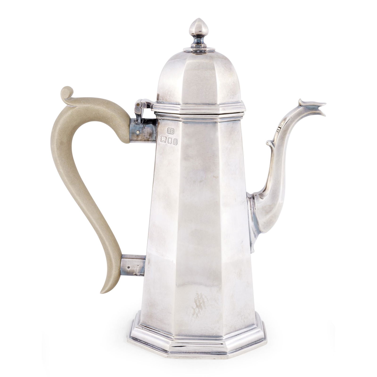 An Elizabeth II sterling silver coffeepot, unknown (1 of 1)
