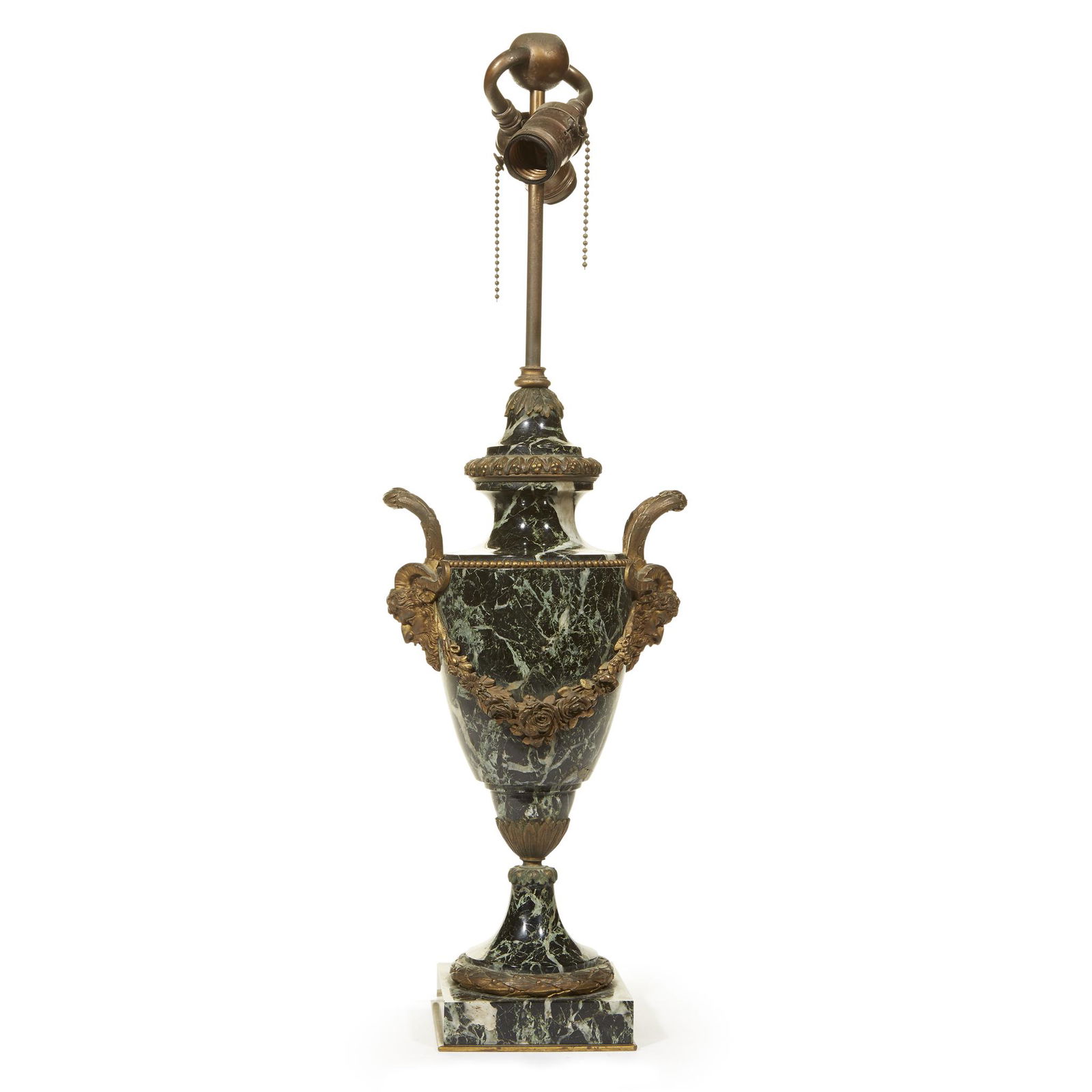 A Louis XVI style green marble and gilt-bronze mounted (1 of 1)