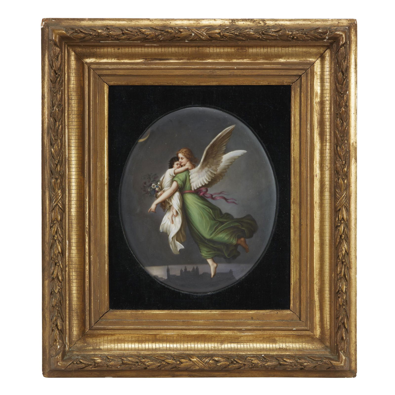 A K.P.M. style painted porcelain plaque, late 19th (1 of 1)