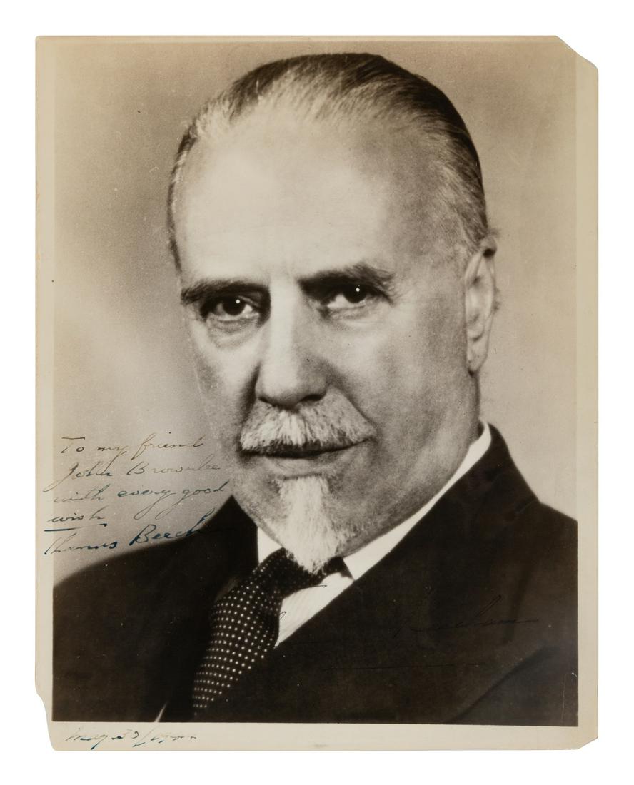 BEECHAM, Thomas, Sir (1879-1961). Black and white (1 of 1)