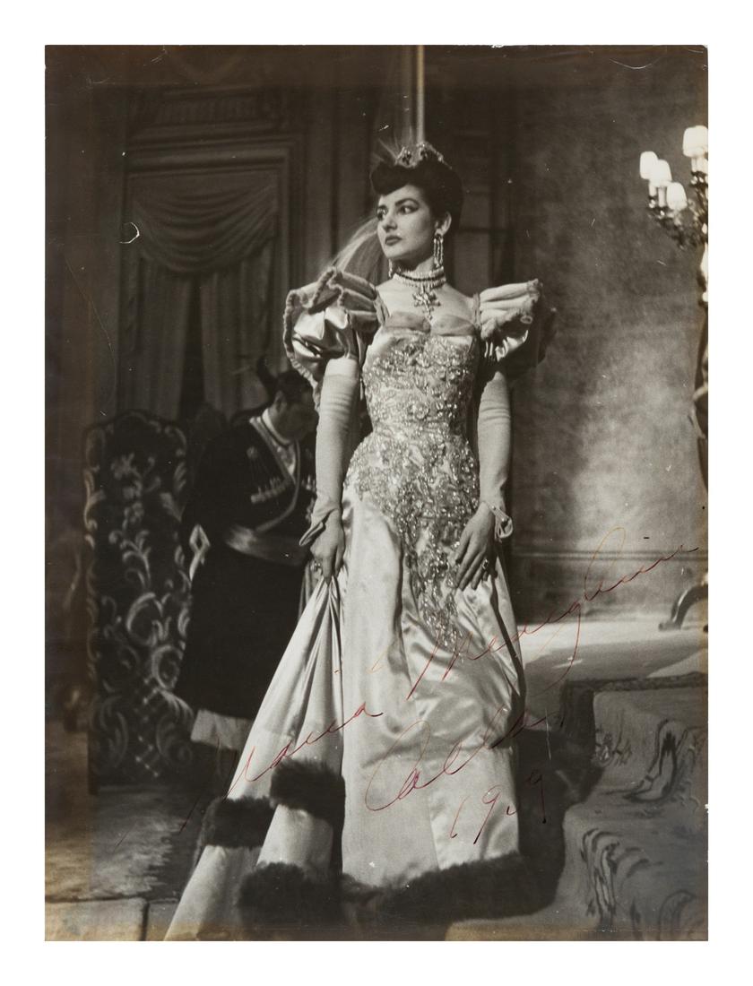 CALLAS, Maria (1923-1977). Black and white photographic (1 of 1)
