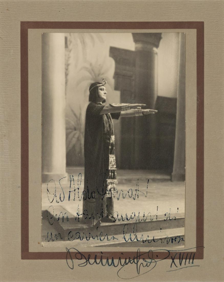 GIGLI, Beniamino (1890-1957). Black and white (1 of 1)