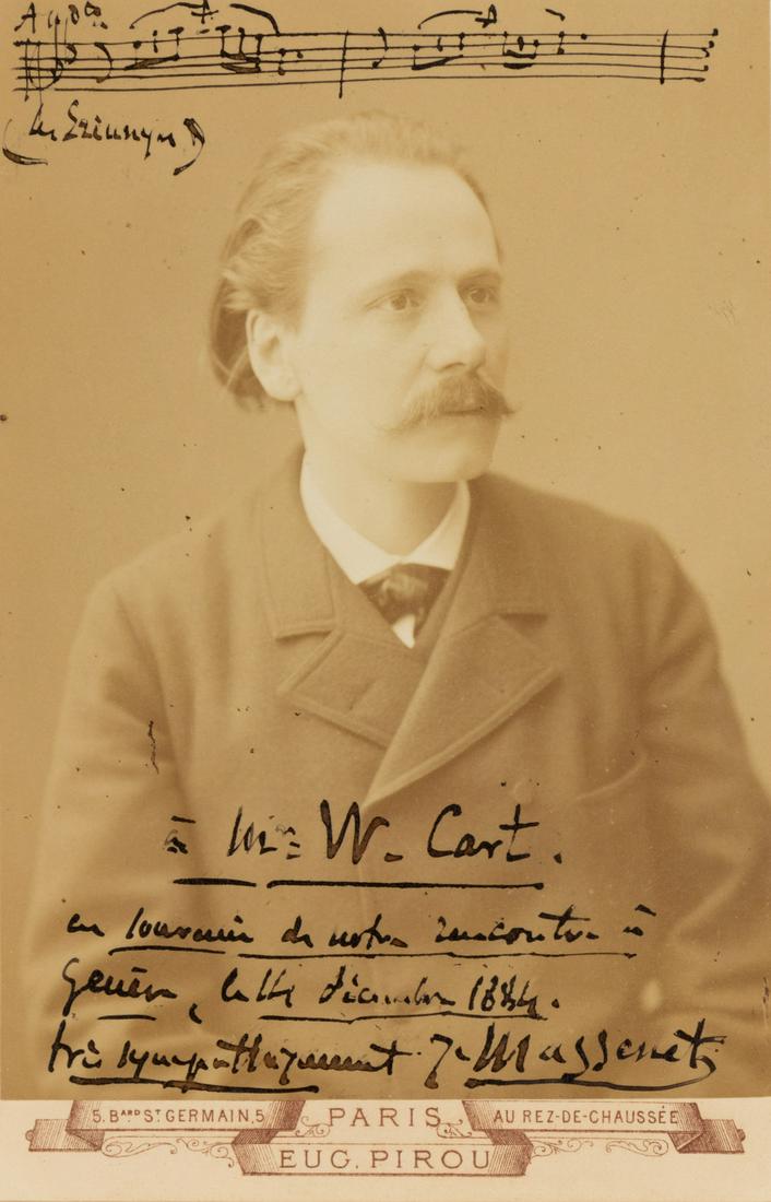 MASSENET, Jules (1842-1912). Autograph musical (1 of 1)