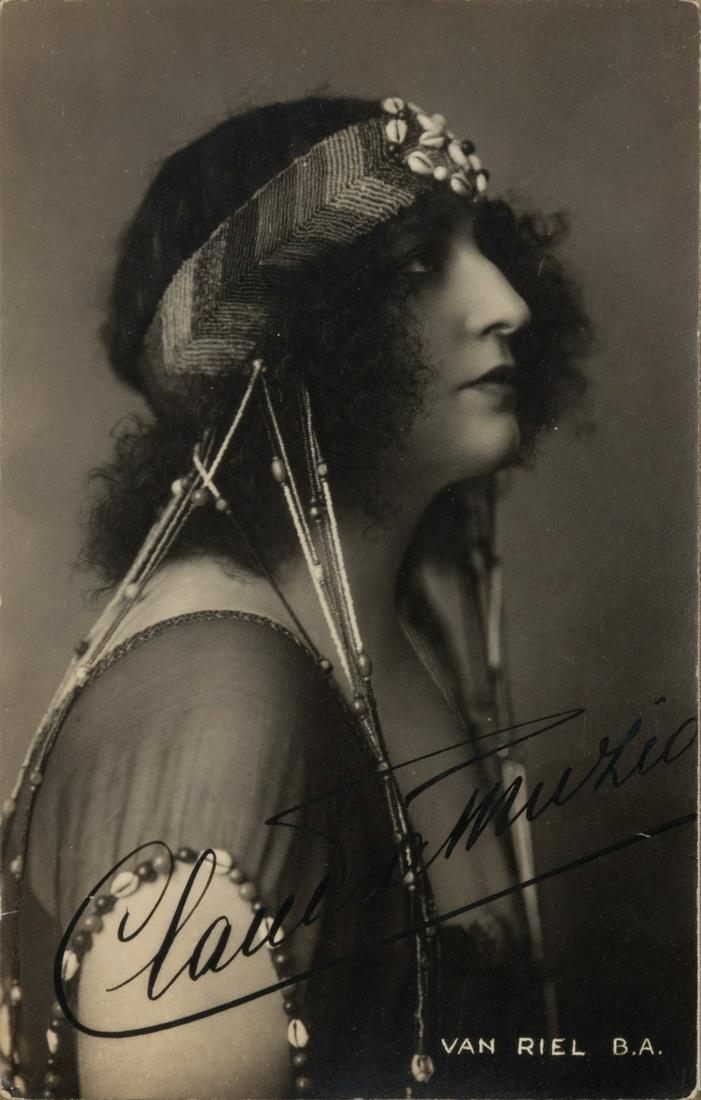 MUZIO, Claudia (1889-1936). Black and white (1 of 1)