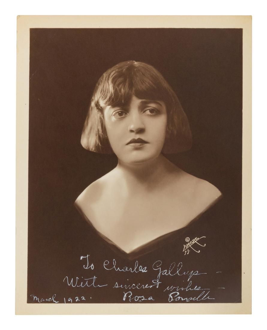 PONSELLE, Rosa (1897-1981). Black and white (1 of 1)