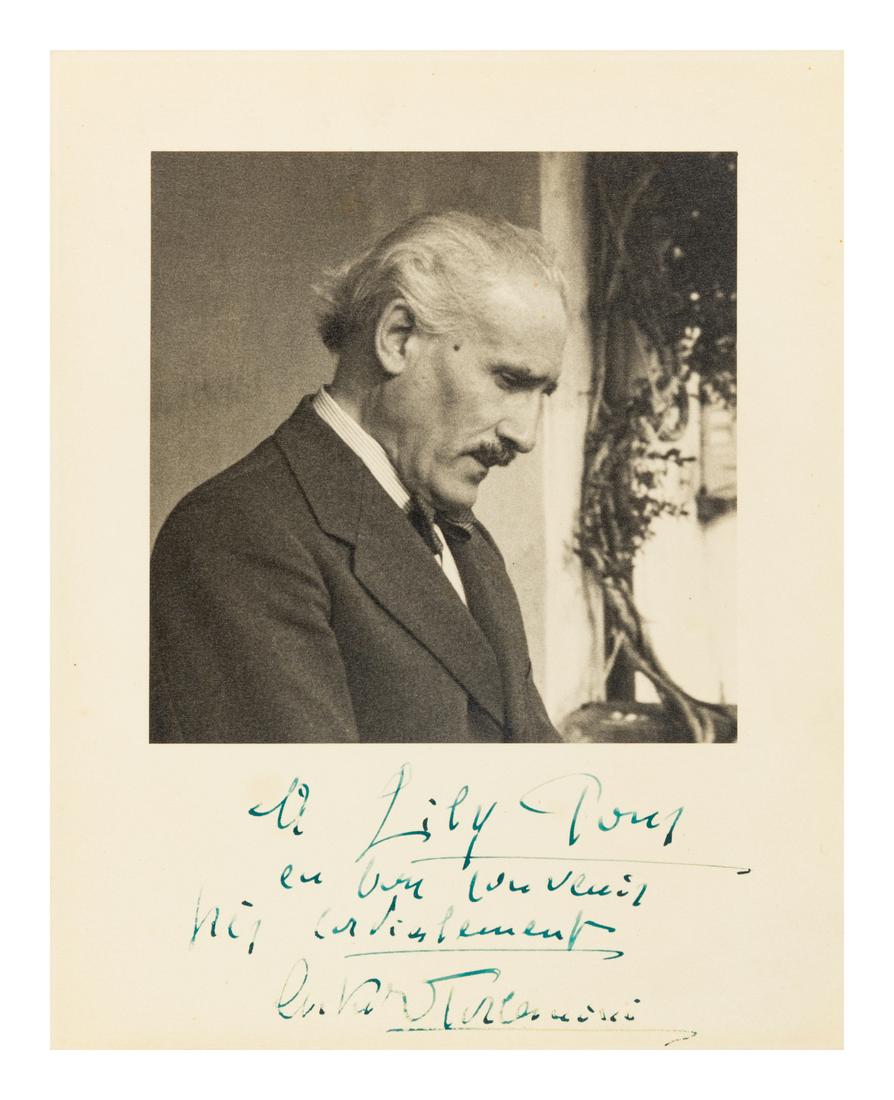 TOSCANINI, Arturo (1867-1957). Black and white (1 of 1)