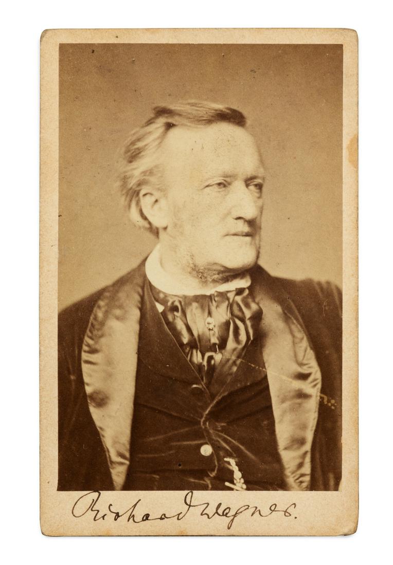 WAGNER, Richard (1813-1883). Black and white (1 of 1)