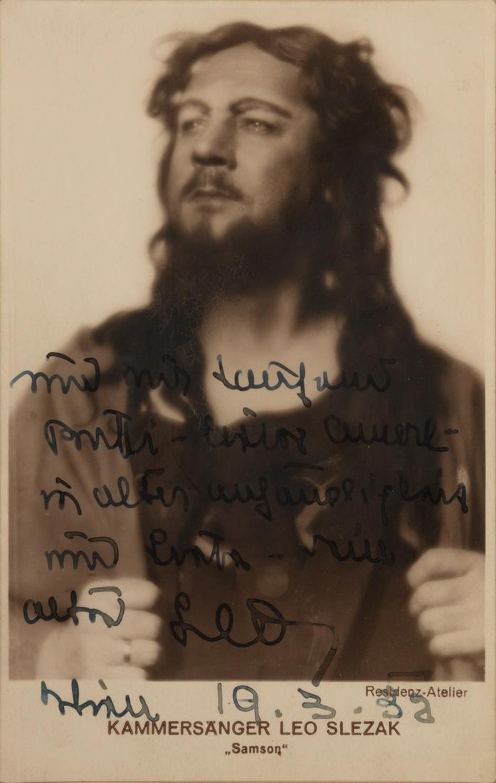 [20TH-CENTURY OPERA SINGERS]. A group of 6 photographs (1 of 5)