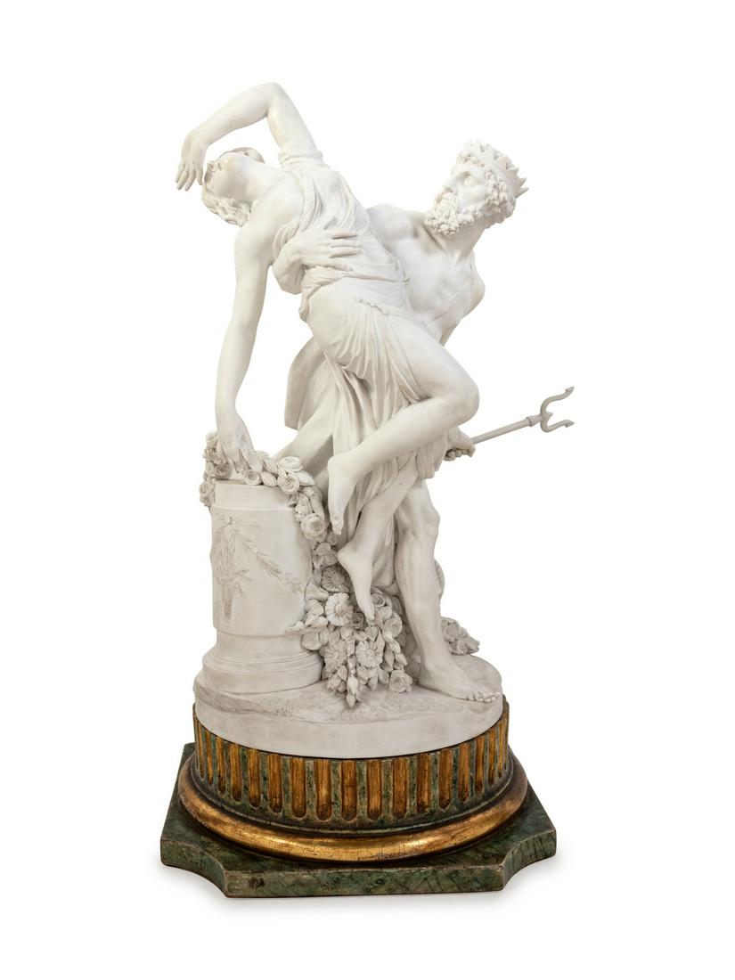 A French Bisque Porcelain Figural Group (1 of 2)