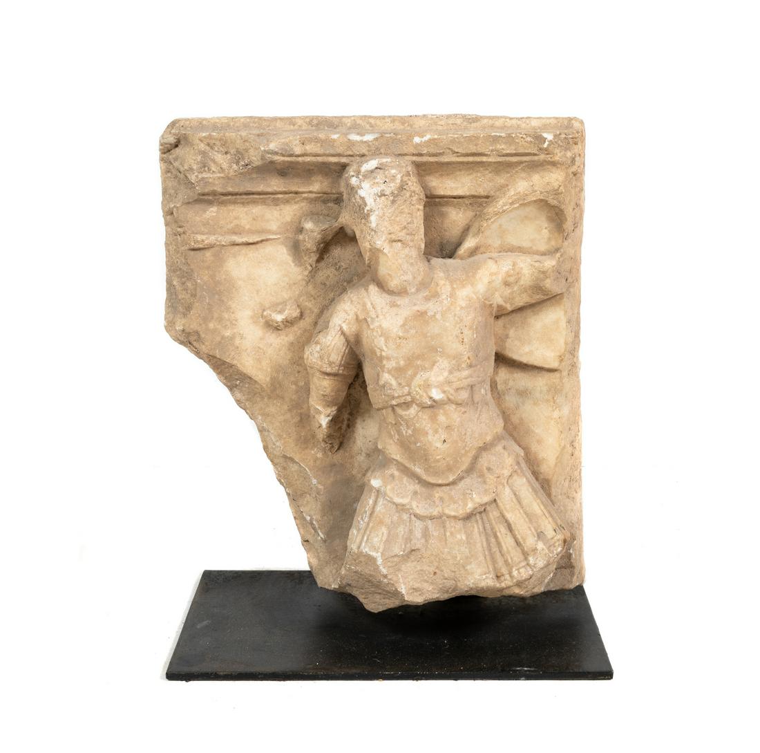 A Roman Marble Relief Fragment (1 of 1)