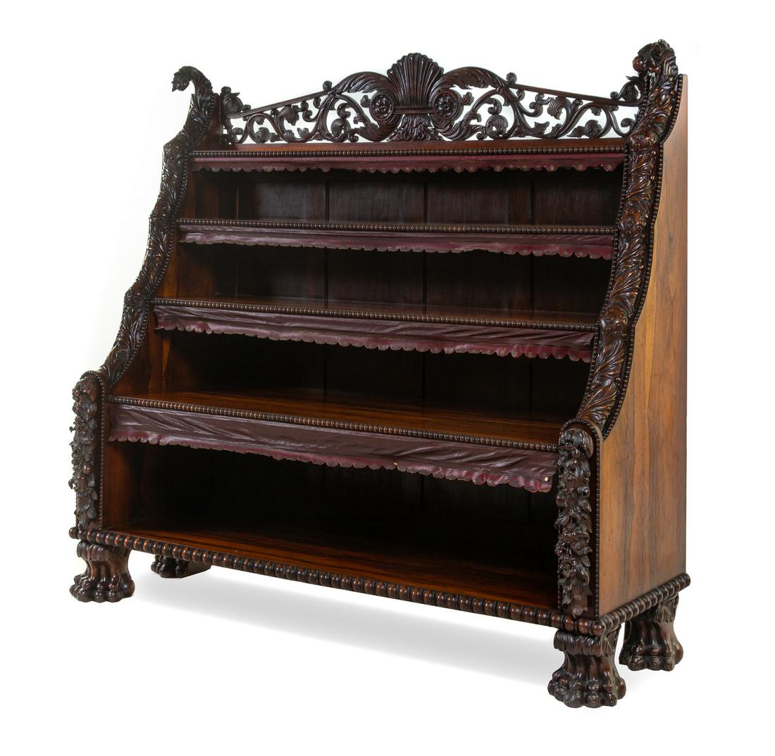 An Irish Regency Rosewood Bookcase (1 of 1)
