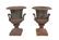 A Pair of Victorian Cast Iron Urns